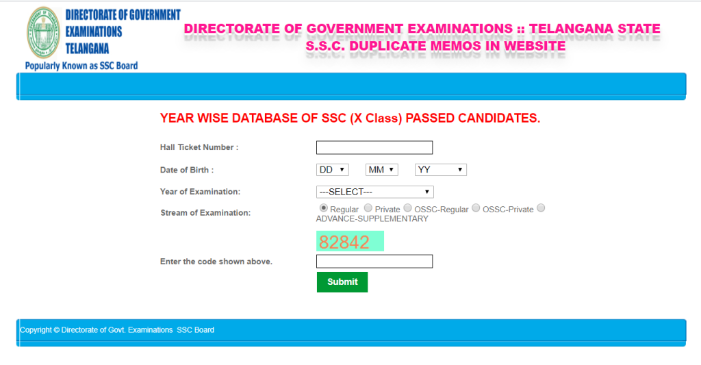 TS SSC Marks Memo Download Procedure Telangana 2023